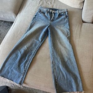 Wide leg jeans